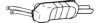 WALKER 13033 End Silencer